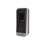Lector Esclavo Huella Digital Mifare IP65 Hikvision Ds-K1201A-Mf, Lector De Tarjetas De Proximidad Mifare, Rs-485, Interior Y Exterior, Requiere Panel De Control De Acceso Ds-K2604,02,01