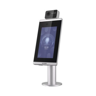 Biométrico De Reconocimiento Facialcd Touch 7 Pulgadas (1024X600) Doble Cámara De 2 Mp – Con Luz Complementaria (Ir, Wdr) Hikvision (Ds-K56713-Xf/Zu)