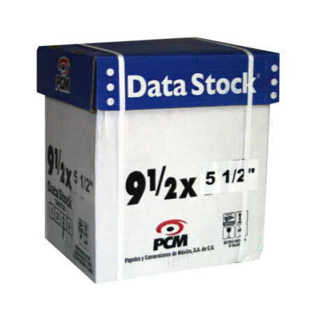 Papel Para Impresión Pcm Ds00232000B – Data Stock 9½ X 5½ 3T C/2000 Bco