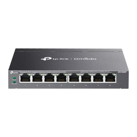 Switch Tp-Link Ds108Gp 8 Puertos, 10/100/1000Mbps, 16Gbit/S, Color Negro