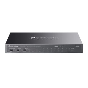 SWITCH TP-LINK OMADA DS111P 10 PUERTOS RJ45/8X10/100 POE+ MAX 65W/2X GIGABIT/NO ADMINISTRABLE/COLOR NEGRO