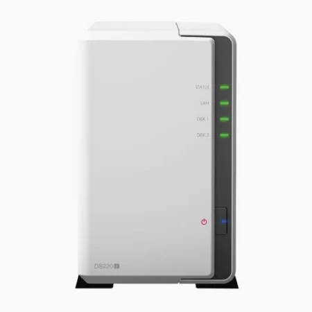 Servidor NAS Synology Ds223J 2 Bahias, 32 Tb, Servicio Nube Gratis (P2P), Administracion Remota Y Respaldo Programado