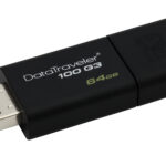 Memoria Usb3.0 De 64Gb Kingston Dt100G3/64Gb Negro