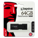 Memoria Usb3.0 De 64Gb Kingston Dt100G3/64Gb Negro