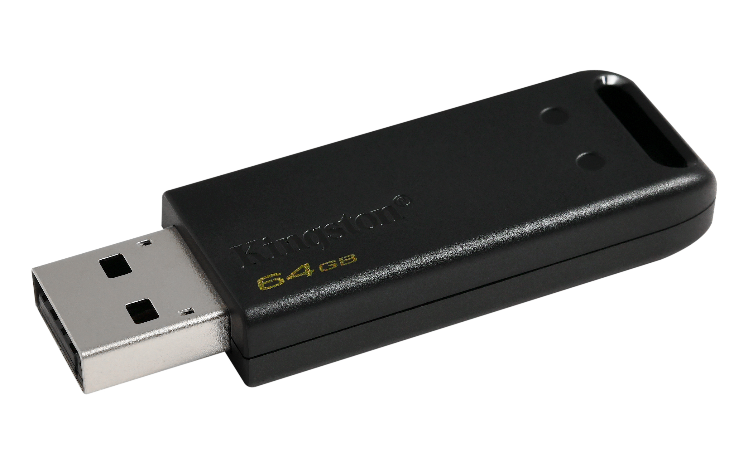 Memoria Usb Flash 64gb Kingston Dt20/64gb Datatraveler Dt20, Negro