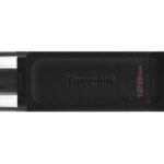 MEMORIA USB TIPO-C 3.2 128GB KINGSTON DATATRAVELER DT70/128GB COLOR NEGRO