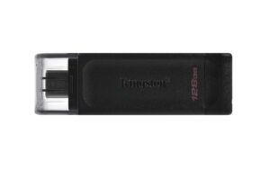 MEMORIA USB TIPO-C 3.2 128GB KINGSTON DATATRAVELER DT70/128GB COLOR NEGRO