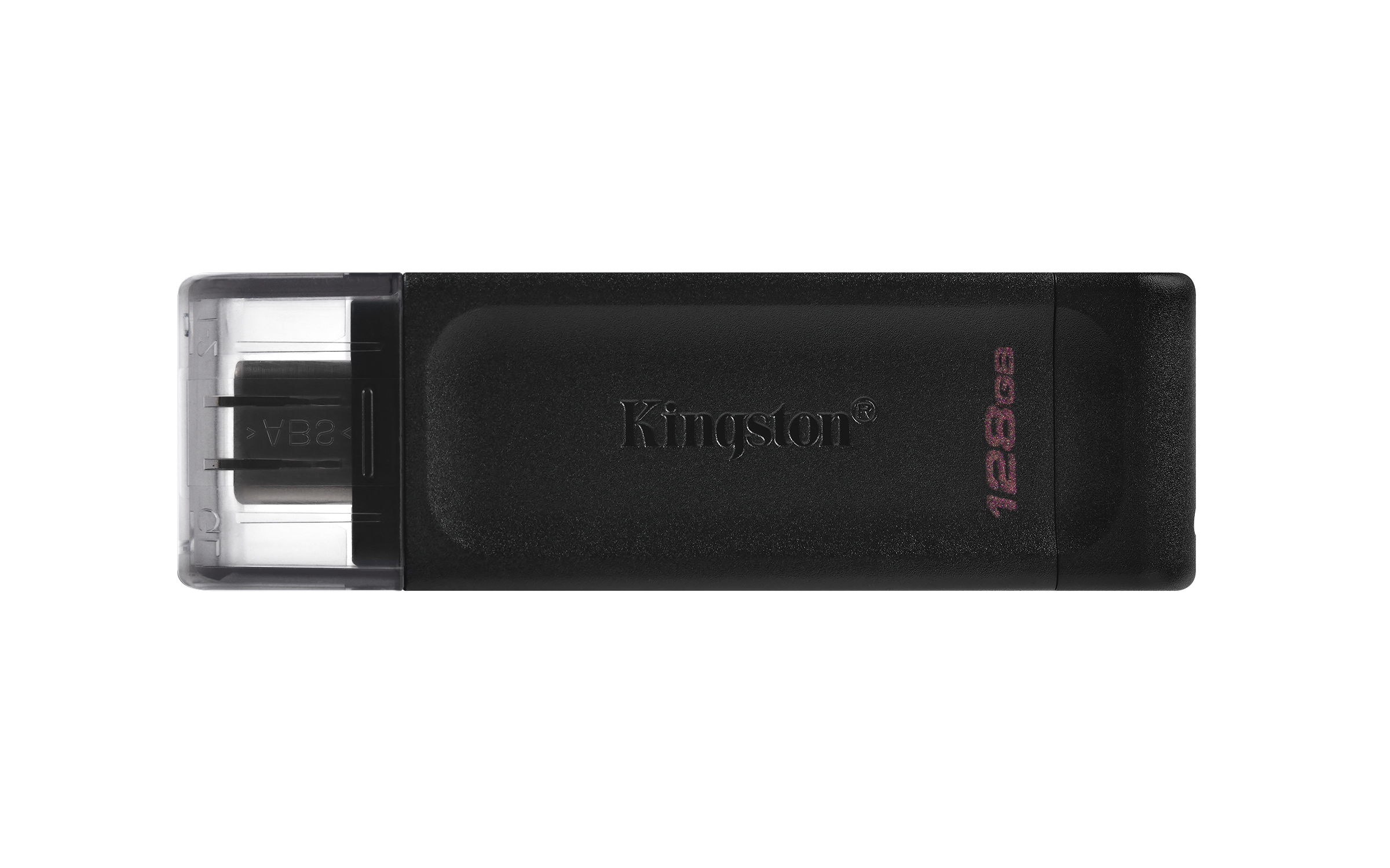 Memoria Usb Tipo-c 3.2 128gb Kingston Datatraveler Dt70/128gb Color Negro
