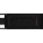 Memoria USB Tipo-C 256Gb Kingston Dt70/256Gb/Datatraveler 70/USB 3.2/Color Negro
