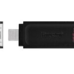 MEMORIA USB TIPO-C 256GB KINGSTON DT70/256GB/DATATRAVELER 70/USB 3.2/COLOR NEGRO
