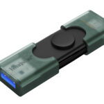 Memoria USB 3.2 256Gb Kingston Datatraveler Duo USB Flash Drive/USB-A/USB-C/Color Negro-Verde/Dtdeg2/256Gb