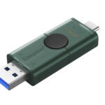 Memoria USB 3.2 256Gb Kingston Datatraveler Duo USB Flash Drive/USB-A/USB-C/Color Negro-Verde/Dtdeg2/256Gb