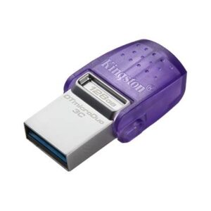 MEMORIA USB 128GB KINGSTON DTDUO3CG3/128GB DATATRAVELER MICRODUO 3C USB A/C COLOR MORADO