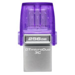 Memoria Usb3.2 256Gb Kingston Dtduo3Cg3/256Gb Datatraveler Microduo USB-A/USB-C/Morado