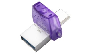 MEMORIA USB3.2 256GB KINGSTON DTDUO3CG3/256GB DATATRAVELER MICRODUO USB-A/USB-C/MORADO