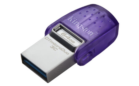 Memoria USB 64Gb Kingston Datatraveler Microduo 3C USB A/C Morado, Dtduo3Cg3/64Gb