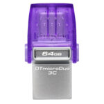 Memoria USB 64Gb Kingston Datatraveler Microduo 3C USB A/C Morado, Dtduo3Cg3/64Gb