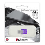 Memoria USB 64Gb Kingston Datatraveler Microduo 3C USB A/C Morado, Dtduo3Cg3/64Gb