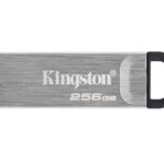 MEMORIA USB 256GB KINGSTON DATATRAVELER KYSON, USB3.2, PLATA, DTKN/256GB