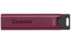 MEMORIA USB 3.2 512GB KINGSTON DTMAXA/512GB DATATRAVELER MAX, COLOR ROJO