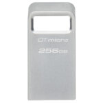 Memoria USB 3.2 256Gb Kingston Dtmc3G2/256Gb Datatraveler Micro/Color Gris
