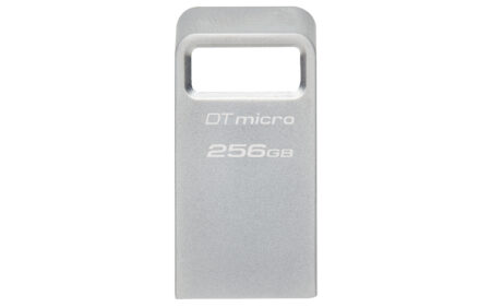 Memoria USB 3.2 256Gb Kingston Dtmc3G2/256Gb Datatraveler Micro/Color Gris