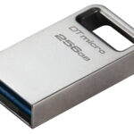 Memoria USB 3.2 256Gb Kingston Dtmc3G2/256Gb Datatraveler Micro/Color Gris