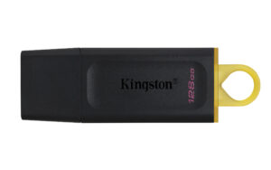 MEMORIA USB 3.1 DE 128GB KINGSTON DTX/128GB, DATATRAVELER EXODIA, NEGRO/AMARILLO