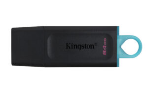 MEMORIA USB 3.2 64GB KINGSTON DTX/64GB DATATRAVELER EXODIA NEGRO/TURQUESA