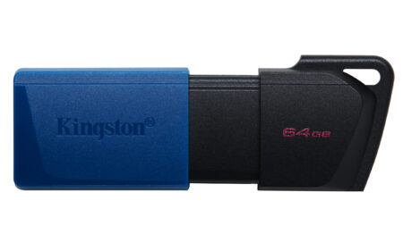 USB 3.2 Memoria Kingston 64Gb Dt Exodia M Tapa Deslizable (Negra-