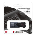 Memoria USB 128Gb Kingston Dtxon/128Gb Datatraveler Exodia Onyx, USB 3.2, Color Negro