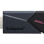 MEMORIA USB 256GB KINGSTON DTXON/256GB DATATRAVELER EXODIA ONYX, USB 3.2, COLOR NEGRO