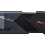 MEMORIA USB 64GB KINGSTON DTXON/64GB DATATRAVELER EXODIA ONYX, USB 3.2, COLOR NEGRO