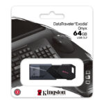 Memoria USB 64Gb Kingston Dtxon/64Gb Datatraveler Exodia Onyx, USB 3.2, Color Negro