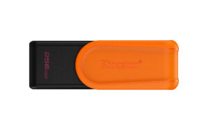MEMORIA USB 3.2 256GB KINGSTON DATA TRAVELER EXODIA S/COLOR NEGRO-NARANJA/DTXS/256GB