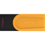 MEMORIA USB 3.2 DE 512GB KINGSTON DTXS/512GB DATATRAVELER EXODIA S TAPA GIRATORIA/COLOR NEGRO-AMARILLO