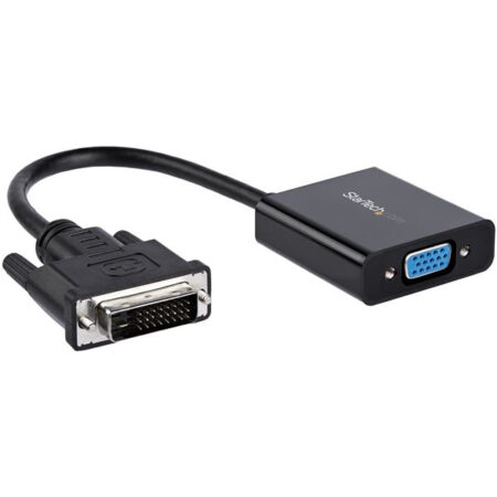 Adaptador Convertidor De Video DVI-D A VGA Hd15 1080P .