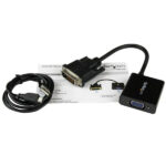 Adaptador Convertidor De Video DVI-D A VGA Hd15 1080P .
