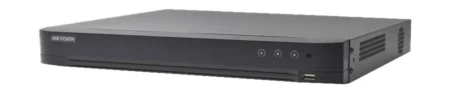 Dvr 32 Canales Turbohd + 8 Canales IP Hikvision Ids-7232Hqhi-M2/Xt 5Mp Lite-3K Lite/Acusense/Reconocimiento Facial/Audio Por Coaxitron/2 Bahias De Disco Duro/H.265+/Salida De Video En Full HD