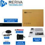 Dvr 4 Canales Meriva Mxvr-2104A 2Mpx/H.265 6Ch/4Ch Bnc + 2Ch IP/HDMI (1080P)/VGA/Rca/Coc/AOC/P2P-Cloud/So N9000