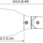 Camara Domo IP Dahua Dh-Ipc-Hdw1239T1-A-LED-S5 2Mpx/Lente De 2.8Mm/110° Apertura/Microfono Integrado/Luz Blanca De 15 Mts/H.265/IP67/PoE/Dwdr