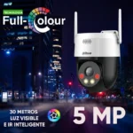 CAMARA IP PT DAHUA DH-SD2A500HB-GN-A-PV-S2 5MP/LENTE FIJO/30 METROS DE ILUMINACION IR/LUZ VISIBLE/AUDIO 2 VIAS/IP66/POE/RANURA MICROSD