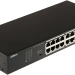 Switch Gigabit Dahua Dh-S3016-16Gt 16 Puertos/No Administrable De Capa 2/10/100/1000Mbps/Proteccion Contra Descargas/Color Negro