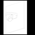 Camara Domo 4K Dahua Dh-Hac-Hdw1801Tlqn-Il 8Mpx/Lente 2.8Mm/Angulo De Vision De 106°/Ir 20M/Wdr Real De 120Db/Iluminacion Dual/Microfono Integrado