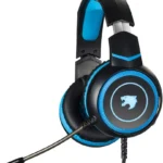 Diadema Audifono C/Microfono, Gamer, Yaguaret Hgquimeraygt, 3.5Mm/20-20Khz/2M/Alambrico/Ubs/Color Negro-Azul