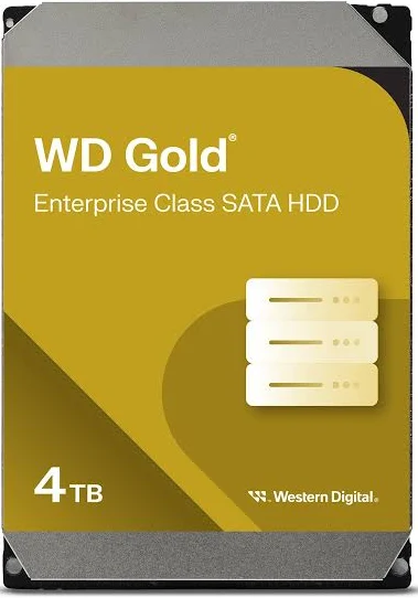 D. Duro Interno 4Tb Wd Gold Wd4004Fryz 3.5″/SATA Iii/7200Rpm/Para Servidor