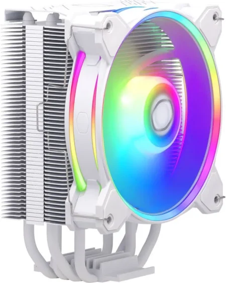 Disipador Cooler Master Hyper 212 Halo/Argb/154 Mm/Cubierta Superior De Aluminio/Blanco, Rr-S4Ww-20Pa-R1