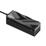 Disipador De Calor Activo Hiksemi Hs-Radiator-Mhf1 Para SSD M.2/Aleacion De Aluminio/8 Canales/Negro Hs-Radiator-Mhf1