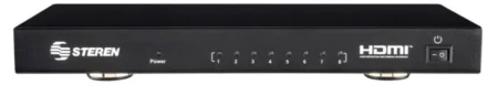 Divisor Con Amplificador Steren Bos-408 8X HDMI/4K Ultra HD/Negro