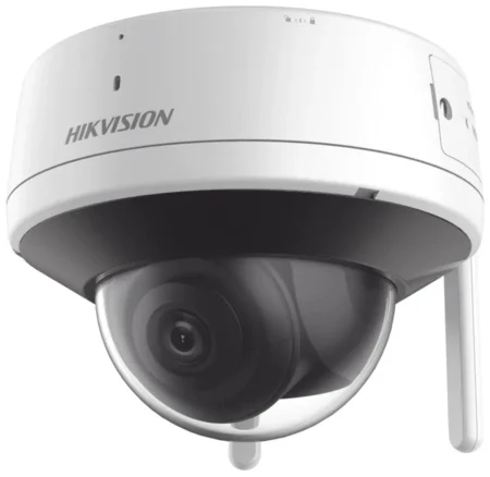 Camara Domo IP Hikvision Ds-2Cv2141G2-Idw(E)4 Mpx/Lente De 2.8 Mm/30 Mts Ir/Ip66/Wi-Fi/Wdr 120 Db/Soporta Micro SD/ H.265+/Microfono Y Bocina Interconstruido